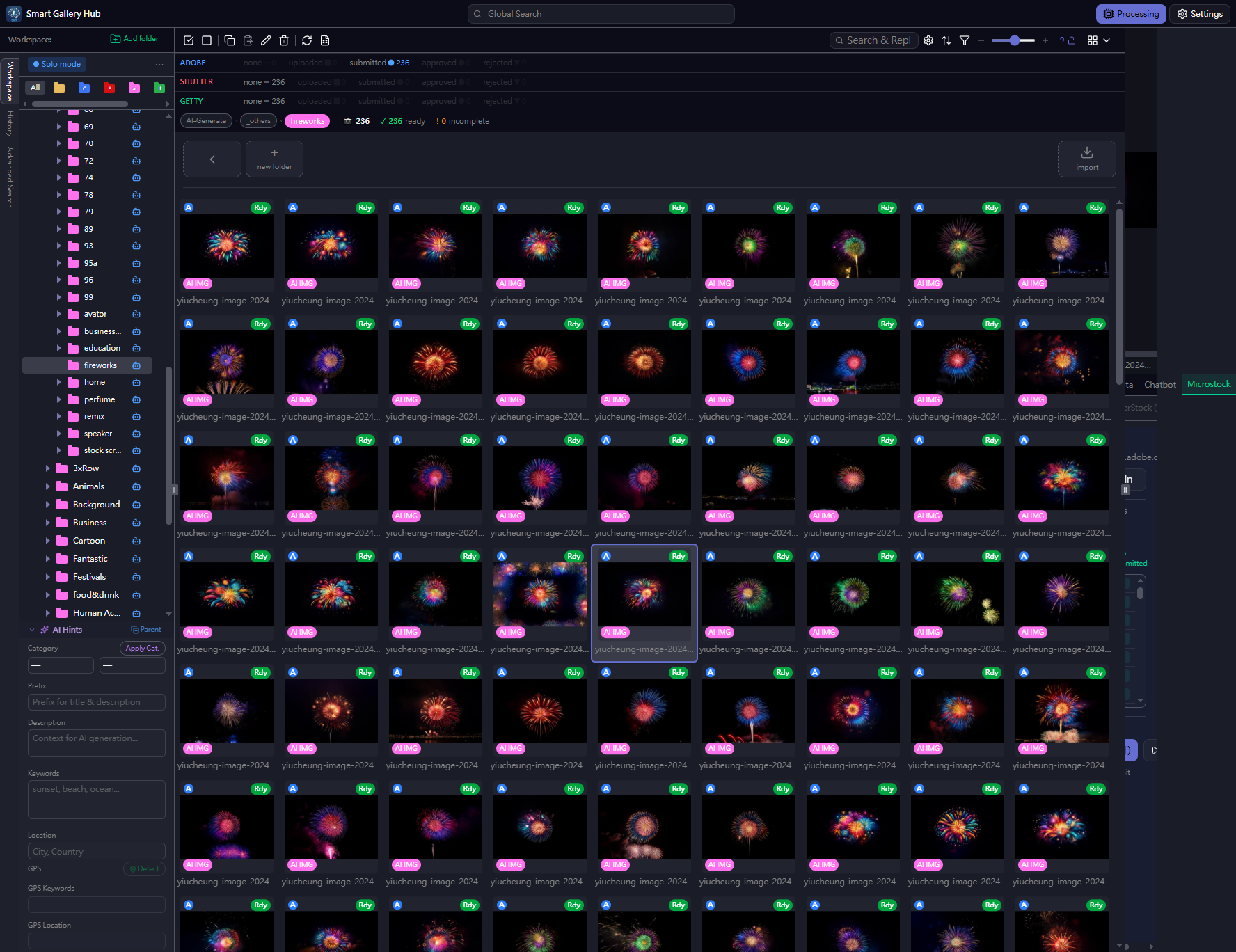 Approval badge status showing accepted and rejected submissions across agencies